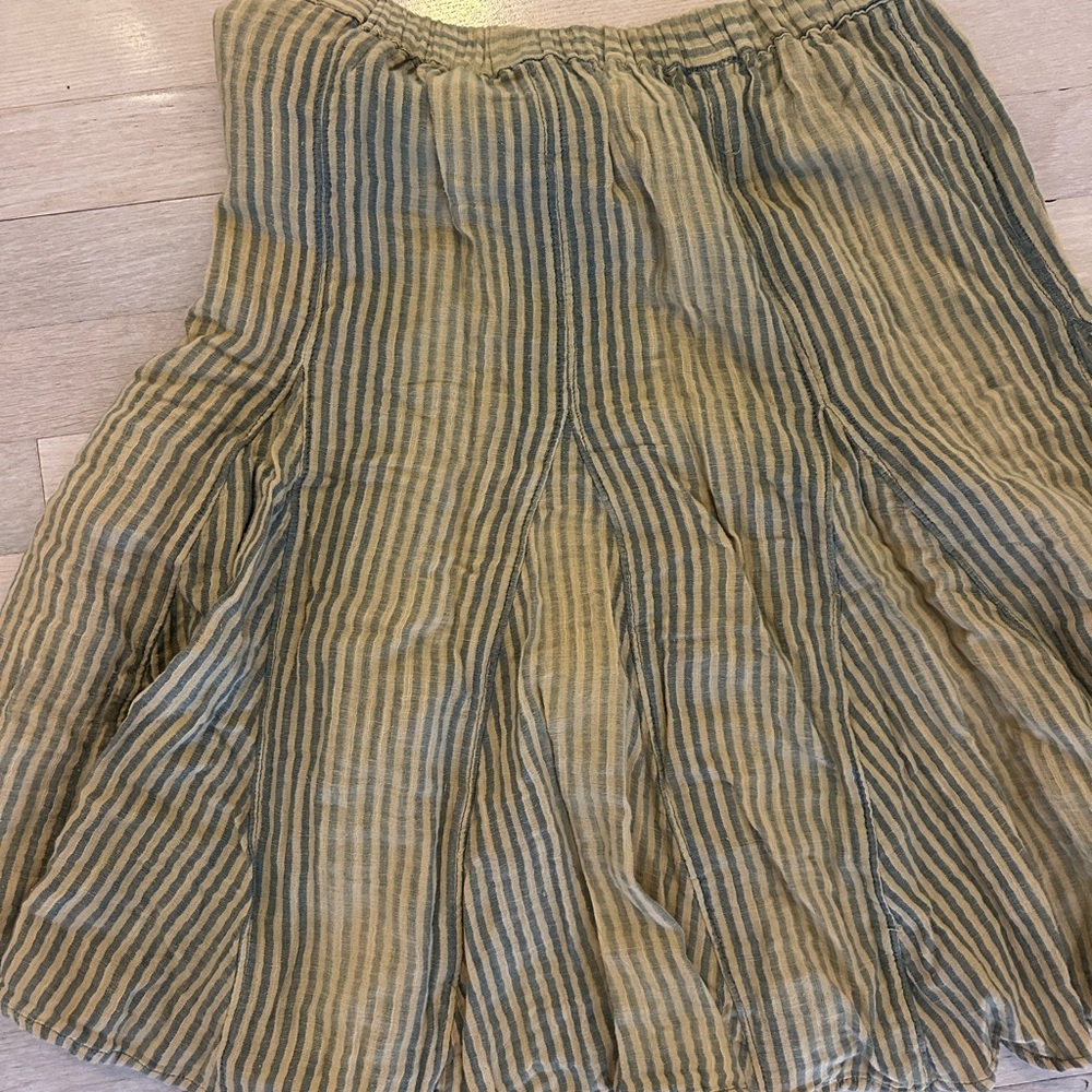 Anthropologie Flowy Midi Skirt